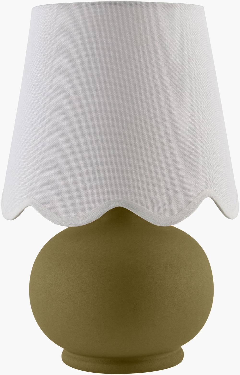 Livabliss Stella Cottage Table Lamp Felt Cotton Layered Texture Warm Glow Nightstand Accent STD-068