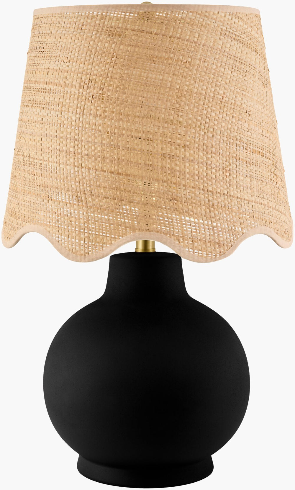 Livabliss Stella Ceramic Accent Lamp with Linen Shade Arts and Crafts Style for Any Room STD-092