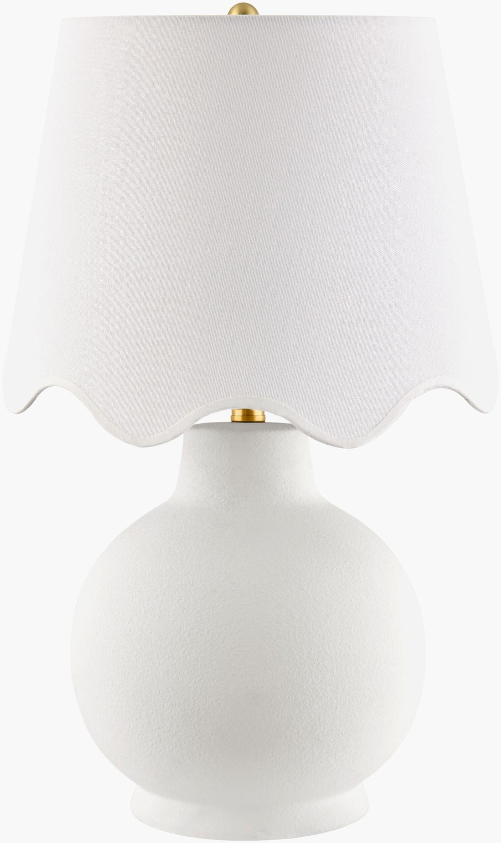 Livabliss Stella Ceramic Pottery Table Lamp with Linen Shade for Arts and Crafts Interiors STD-099