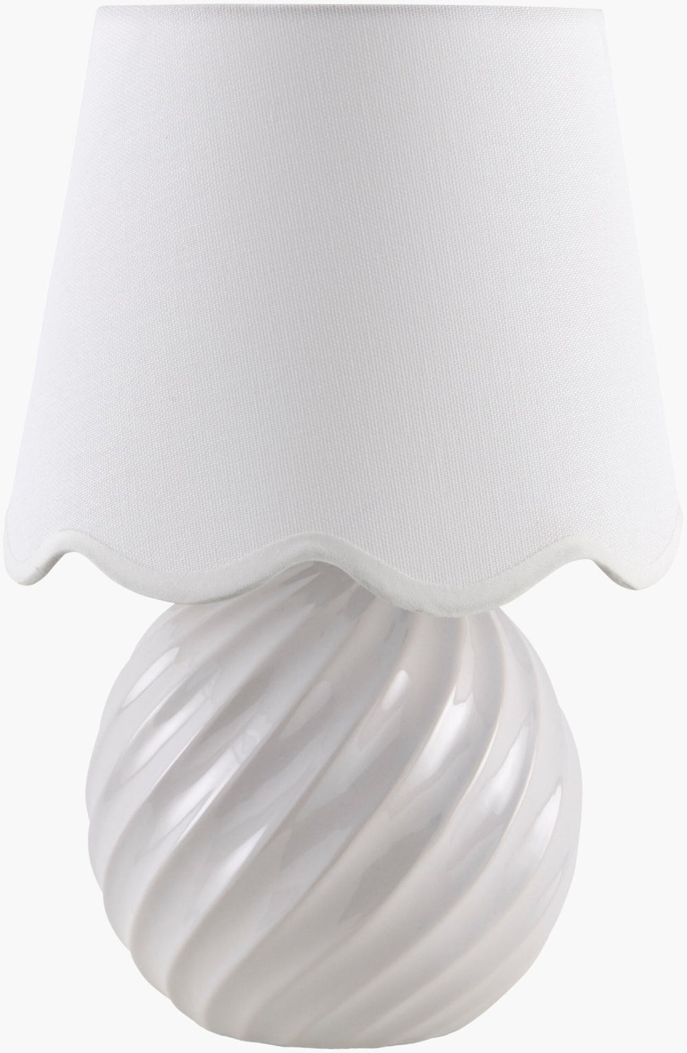 Livabliss Stelvio Ceramic Accent Table Lamp with Linen Shade for Bedroom or Living Room STE-008