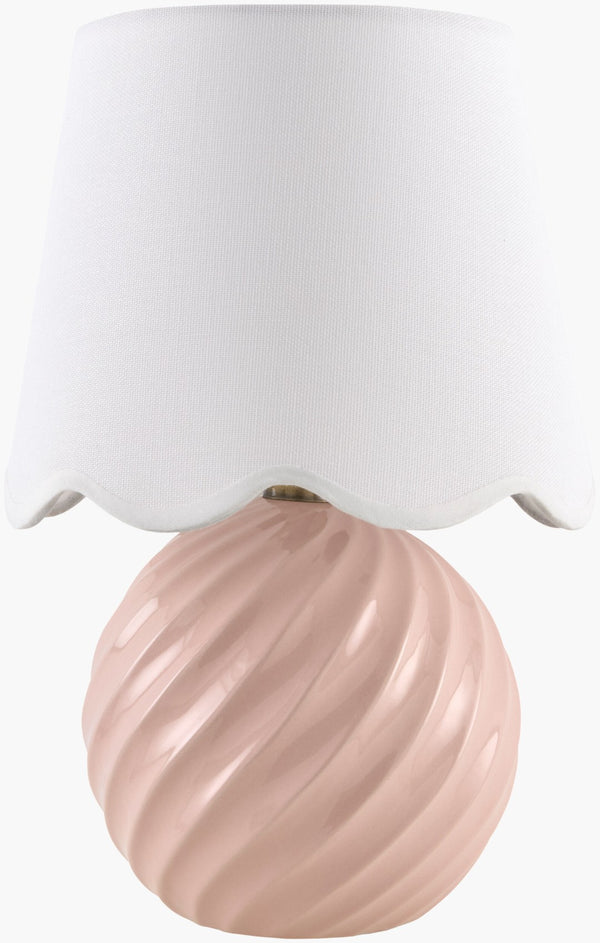 Livabliss Stelvio Ceramic Table Lamp with Linen Shade Warm Ambient Glow for Bedroom or Living Room STE-010