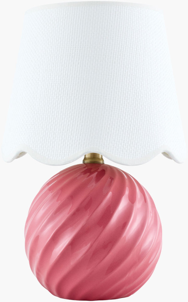 Livabliss Stelvio Ceramic Table Lamp with Linen Shade Warm Ambient Glow for Bedside Accent Lighting STE-011