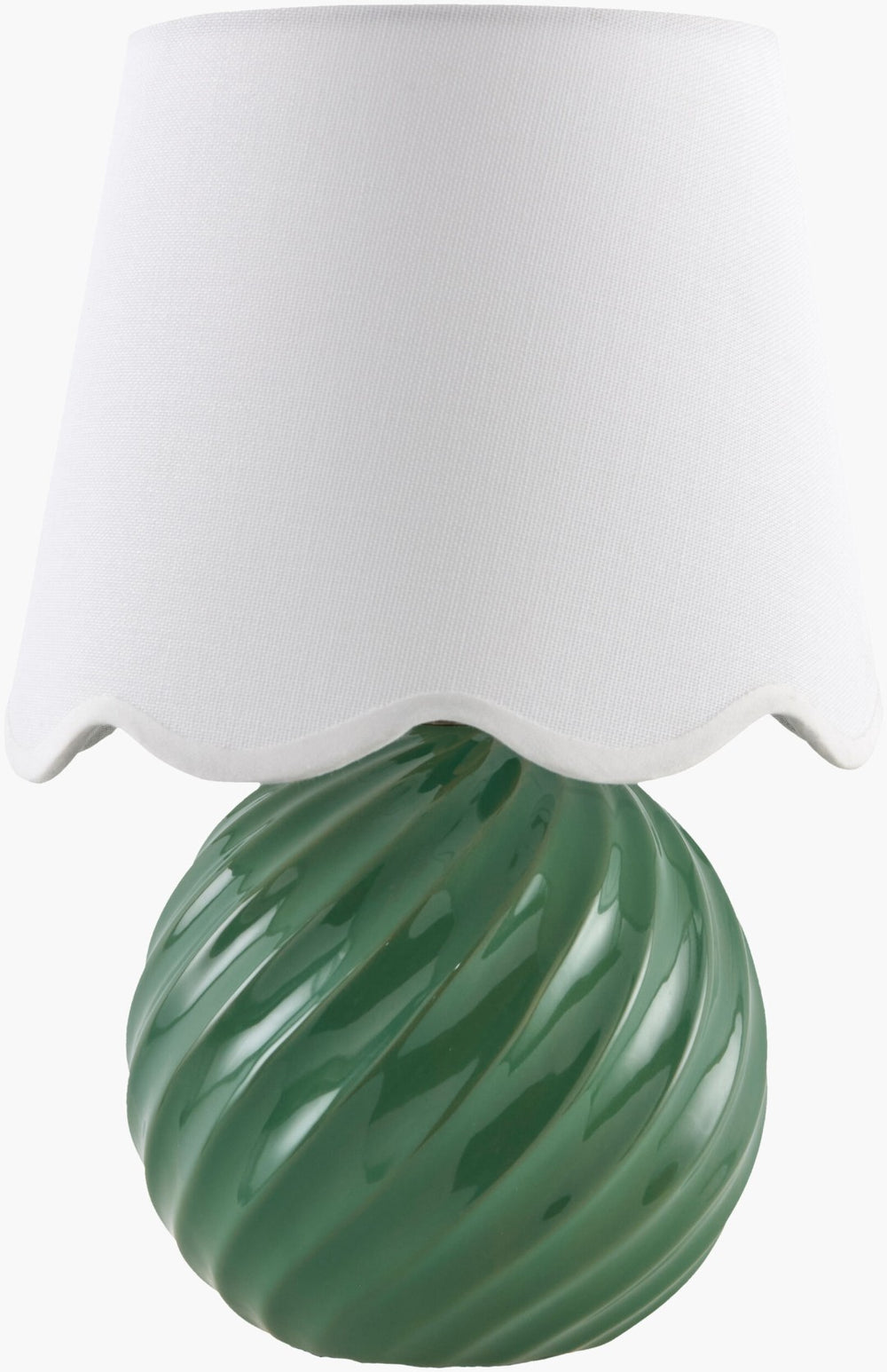 Livabliss Stelvio Ceramic Table Lamp with Linen Shade Warm Glow for Bedside or Entryway STE-014