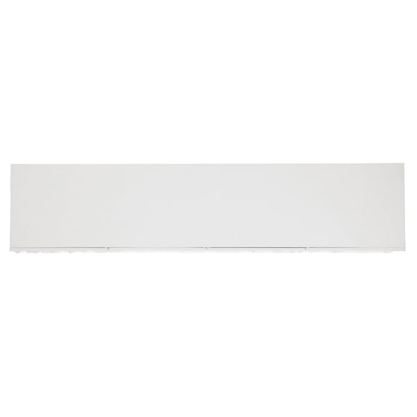 Bernhardt Bernhardt Penrose Credenza With Floral Plaster Fronts, Polished Stainless Base, Soft-Close Storage (96) 301870