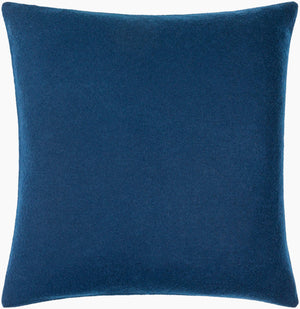 Surya Stirling Modern 18"L X 18"W Accent Pillow - Chic Wool & Nylon Blend For Stylish Decor & Comfort Dark Blue Wool,Nylon,Wool,Nylon Stg001-2020p