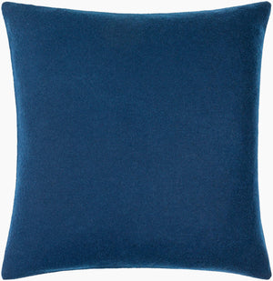 Surya Stirling Modern 18"L X 18"W Accent Pillow - Chic Wool & Nylon Blend For Stylish Decor & Comfort Dark Blue Wool,Nylon,Wool,Nylon Stg001-2020p