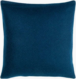 Surya Stirling Modern 18"L X 18"W Accent Pillow - Chic Wool & Nylon Blend For Stylish Decor & Comfort Ink Blue Wool,Nylon,Wool,Nylon Stg003-2222d