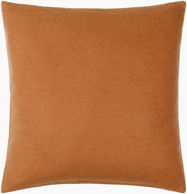 Surya Stirling Modern 18"L X 18"W Accent Pillow - Chic Wool & Nylon Blend For Stylish Decor & Comfort Brown Wool,Nylon,Wool,Nylon Stg004-2222p