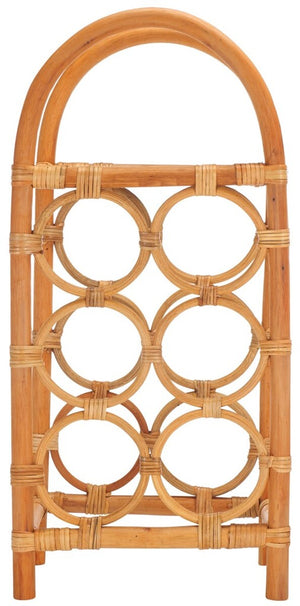 Safavieh Lyza Rattan Wine Rack Natural Rattan STG1800A