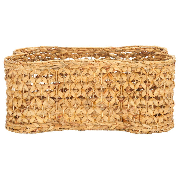 Safavieh Roscoe Set Of 2 Dog Bone Baskets Natural Rattan STG1804A