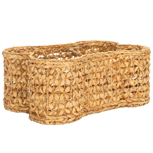 Safavieh Roscoe Set Of 2 Dog Bone Baskets Natural Rattan STG1804A
