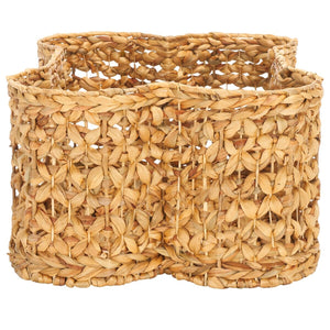 Safavieh Roscoe Set Of 2 Dog Bone Baskets Natural Rattan STG1804A