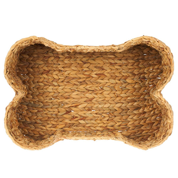 Safavieh Roscoe Set Of 2 Dog Bone Baskets Natural Rattan STG1804A