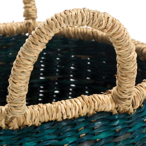 Safavieh Estra Basket With Handles Green 11.8" x 11.8" x 13.8"