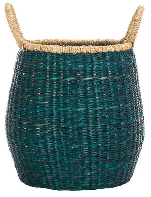 Safavieh Estra Basket With Handles Green 11.8" x 11.8" x 13.8"