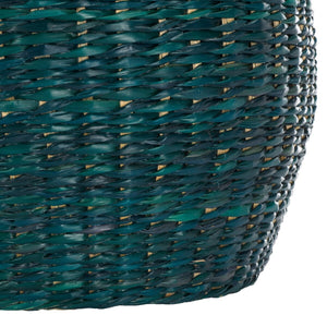 Safavieh Estra Basket With Handles Green 11.8" x 11.8" x 13.8"