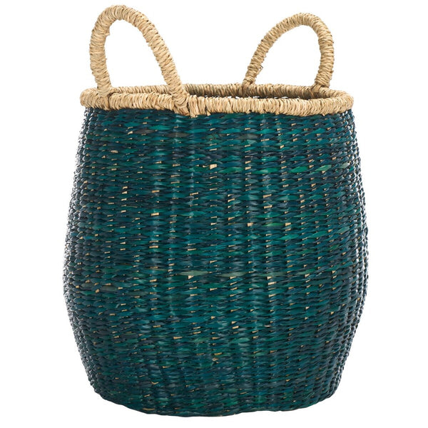 Safavieh Estra Basket With Handles Green 11.8" x 11.8" x 13.8"