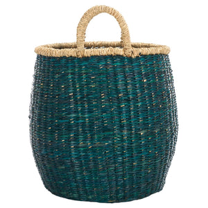 Safavieh Estra Basket With Handles Green 11.8" x 11.8" x 13.8"