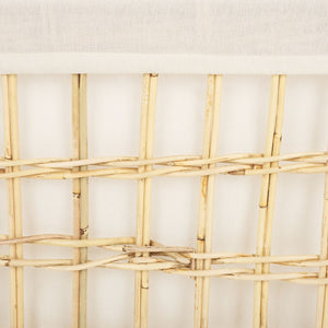 Safavieh Kari Basket W/ Liner Natural / White Wood STG6503A