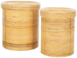 Safavieh Vali Basket Set Of 2 Natural Wood STG6508A