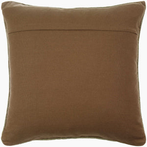 Surya Stine 18" Accent Pillow - Global-inspired Design, Durable Weave, Elegance For Any Room Decor! Dusty Sage Wool,Polyester,Cotton Sti003-1818p