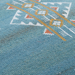 Surya Stine 18" Accent Pillow - Global-inspired Design, Durable Weave, Elegance For Any Room Decor! Teal Wool,Polyester,Cotton Sti004-1818p