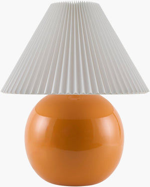 Livabliss Stellar Handcrafted Ceramic Table Lamp Arts and Crafts Style with Soft Polyester Shade STL-007