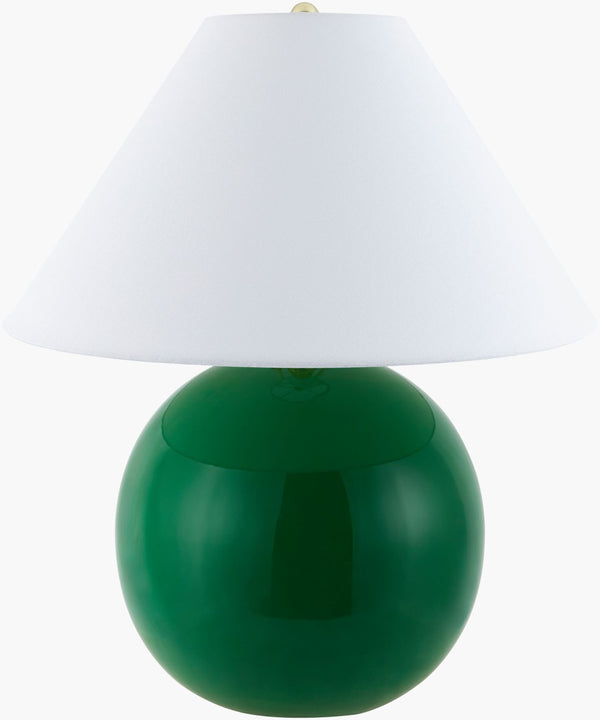 Livabliss Stellar Ceramic Arts and Crafts Table Lamp with Iron Finial for Warm Ambient Rooms STL-009