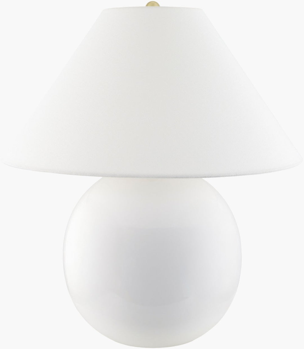 Livabliss Stellar Handcrafted Ceramic Table Lamp Arts and Crafts Style with Iron Finial Warm Ambient STL-011