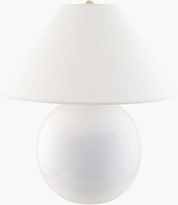 Livabliss Stellar Handcrafted Ceramic Table Lamp Arts and Crafts Style with Iron Finial Warm Ambient STL-011