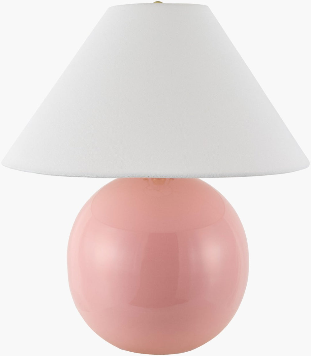 Livabliss Stellar Arts and Crafts Ceramic Table Lamp with Iron Finial for Bedroom or Entryway STL-012