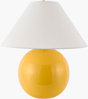 Livabliss Stellar Arts and Crafts Ceramic Table Lamp with Iron Finial for Warm Ambient Bedroom Glow STL-013