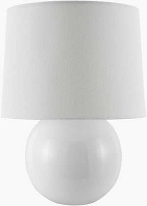 Livabliss Stellar Arts and Crafts Ceramic Table Lamp with Iron Finial for Bedroom or Living Room STL-025