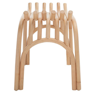Safavieh Strix Curved Rattan Stool XII23 Natural Rattan STL6501A