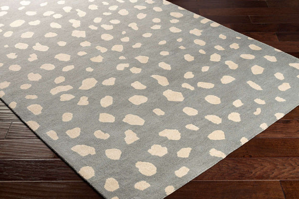 Surya Stella 4' X 6' Handmade Wool Area Rug - Luxurious Hand-tufted Design For Modern Home Elegance Gray Wool Stla2446-28