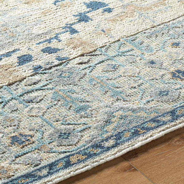 Surya St Moritz Hand-made 10' X 14' Luxurious Jute & Wool Rug - Timeless Style For Elegant Living Spaces Blue Wool,Jute,Cotton Stm2302-1014