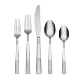 Oneida Paxton 42-Piece Stainless Steel Flatware Set, Mirror Finish, Service for 8