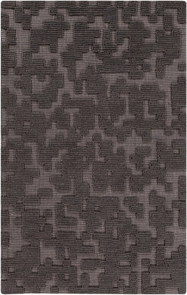 Surya Stencil Handmade Felted Wool Area Rug Geometric Modern Design for Living Spaces STN1000-811
