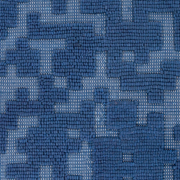 Surya Stencil Stn-1004 Handmade 2' X 3' Wool Rug - Modern Durable Decor With Charming Natural Appeal Navy Wool Stn1004-23