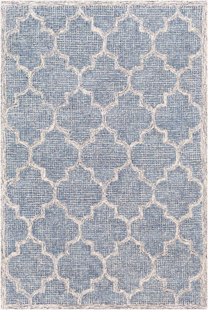 Surya Starlit 2' X 3' Handmade Area Rug - Luxurious Viscose & Wool Blend For Cottage-style Elegance Denim Viscose,Wool Str2300-23