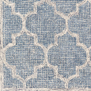Surya Starlit 2' X 3' Handmade Area Rug - Luxurious Viscose & Wool Blend For Cottage-style Elegance Denim Viscose,Wool Str2300-23