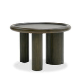 VIG Furniture Modrest Strauss - Contemporary Brown Ash Round End Table VGOD-LZ-326C-B-BRN