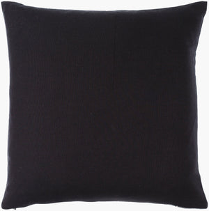 Surya Suits Modern 18"L X 18"W Accent Pillow - Stylish Cotton Design For Textured Home Decor Upgrade Charcoal Cotton,Cotton Sts003-2020