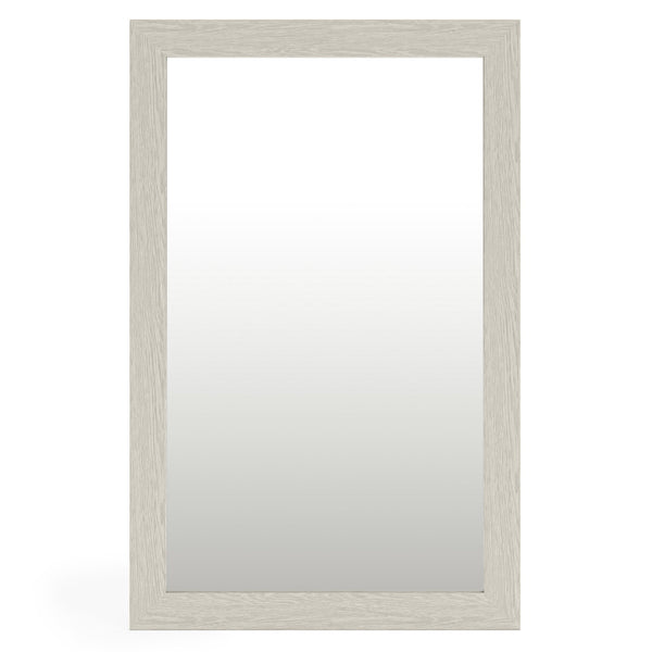 Bernhardt Bernhardt Tempo Mirror — Wire‑Brushed Larza Oak Frame Rustic Modern Wall Mirror 50"W X 32"H 346336