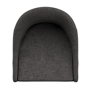 Homelegance By Top-Line Montague Mid-Century Wood Bar Height Stools (Set of 2) Dark Grey Rubberwood