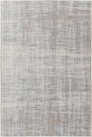 Livabliss Santa Cruz Belgian Flatweave Polypropylene Geometric Area Rug for High Traffic Rooms Blue, Pale Blue 3'11" x 5'7" STZ6013-457
