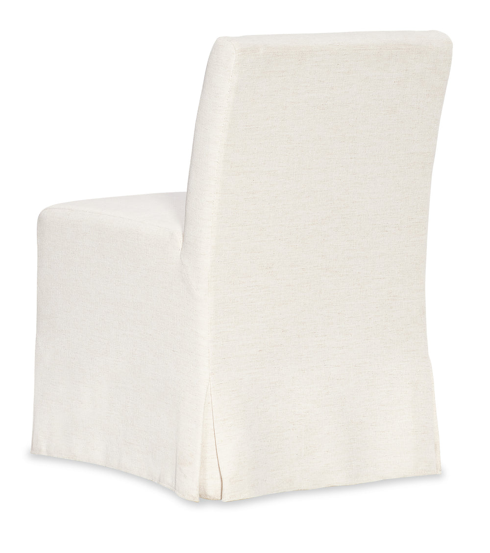 Hooker Furniture Commerce and Market Ren Upholstered Dining Chair Skirted Base Performance Fabric Seat 7228-75026-403
