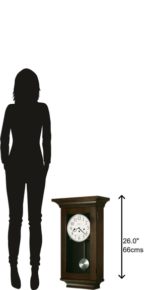 Hekman Furniture 620510 Gerrit Ii Wall Clock – Elegant Espresso Wood Design With Westminster Chime & Detailed Dial Espresso Gerrit Ii Wall Clock 620510