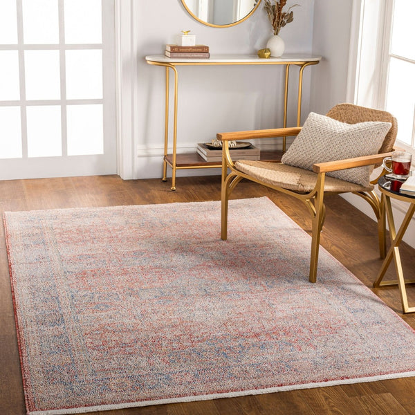 Livabliss Subtle Fringe Border Traditional Polyester Area Rug Woven in Turkey for Living Rooms SUB2300-9212