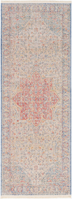 Livabliss Subtle Traditional Runner Rug with Fringe Polyester Pile for Hallways and Entryways SUB2302-2773